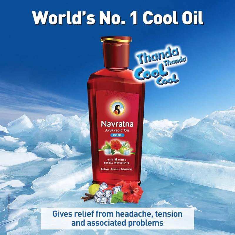 Navratna Ayurvedic Oil Cool 270ml