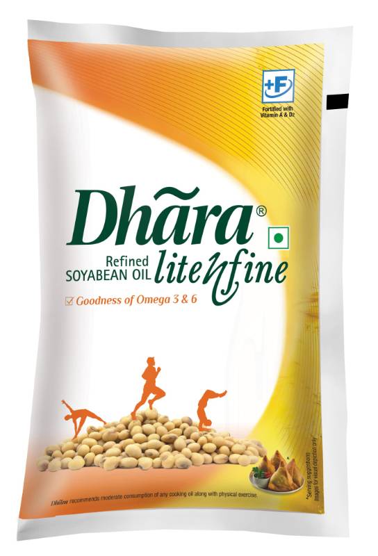 Dhara Refined Soybean Oil 1L