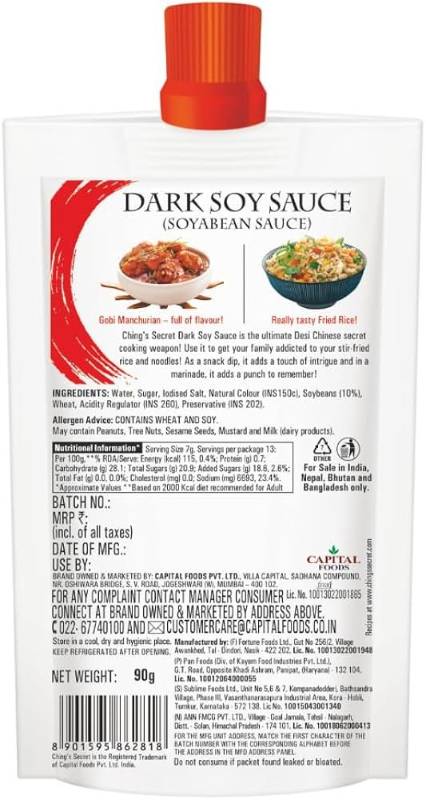 Chings Dark Soya Sauce 90g