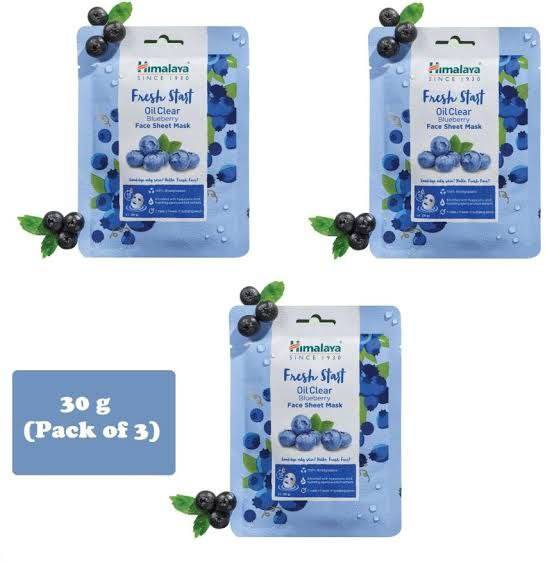 Himalaya Oil Clear Blueberry Face Sheet Mask
