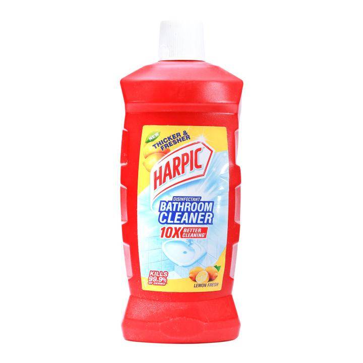 Harpic Red Bathroom Cleaner Lemon Fresh 1L