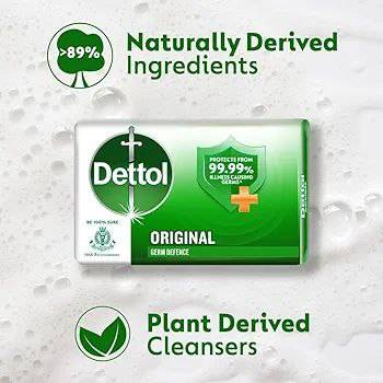 Dettol Original Germ Defence 4 Soap Pack