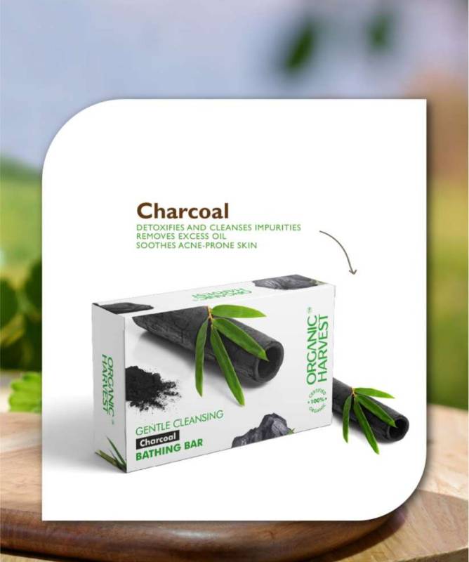 Organic Harvest Charcoal Soap 125g 4N