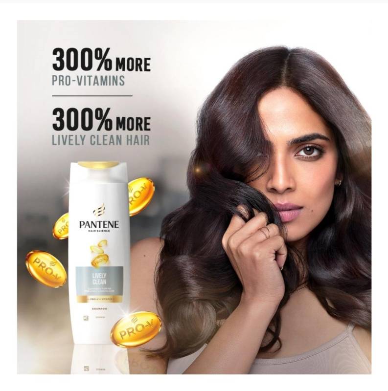 Pantene Lively Clean Shampoo 340ml