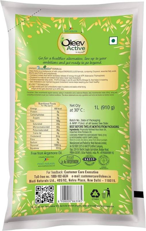 Oleev Active Oil 1L
