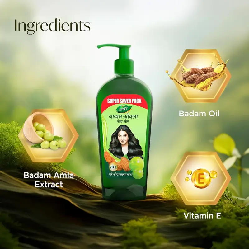 Dabur Badam Amla Oil 500ml