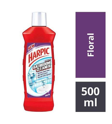 Harpic Red Bathroom Cleaner Floral Bloom 500ml