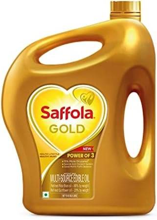 Saffola Gold Refined Oil Jar 5L