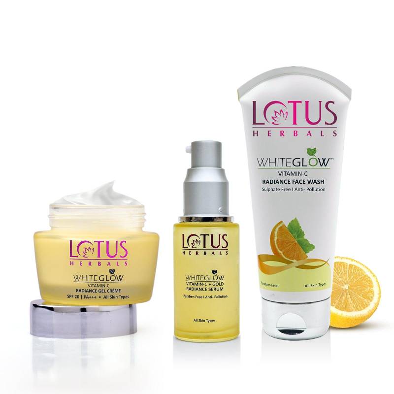 Lotus Herbals White Glow Vitamin- C + Gold Radiance Serum 30ml