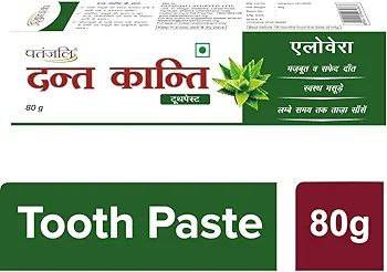 Patanjali Dant Kanti Aloevera Toothpaste 80G