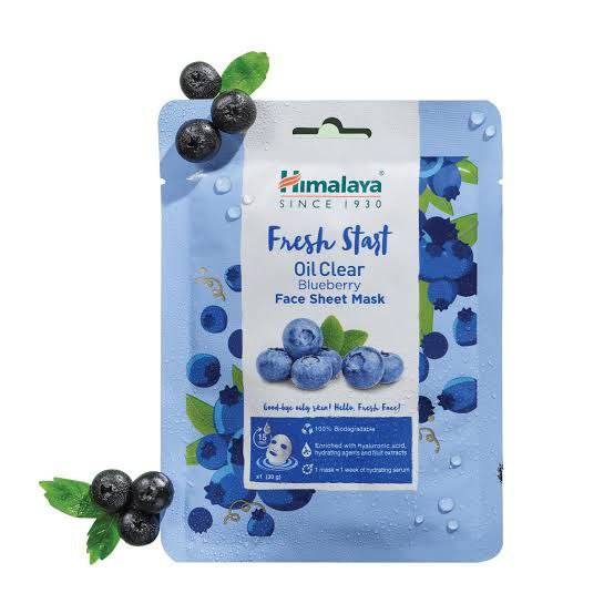 Himalaya Oil Clear Blueberry Face Sheet Mask