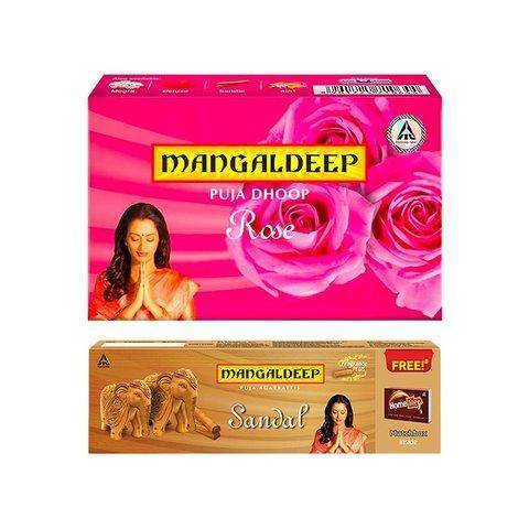mangaldeep Dhoop Sticks Rose 1N