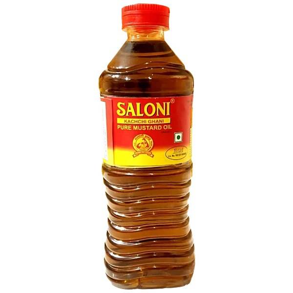 Saloni Kachchi Ghani Mustard Oil 500ml
