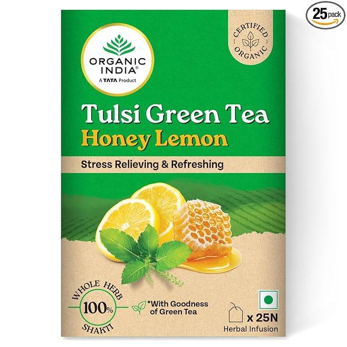 Organic Honey Lemon Green Tea 25N