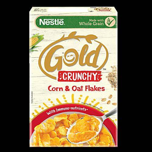 Nestle Gold Crunchy Corn & Oats Flakes 475g
