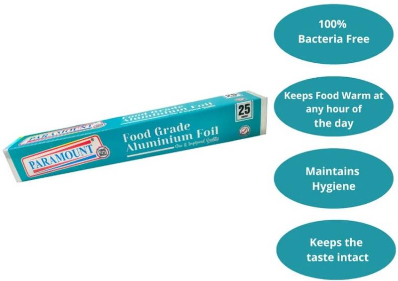 Parmount Food Grade Aluminium Foil 25 Mts.