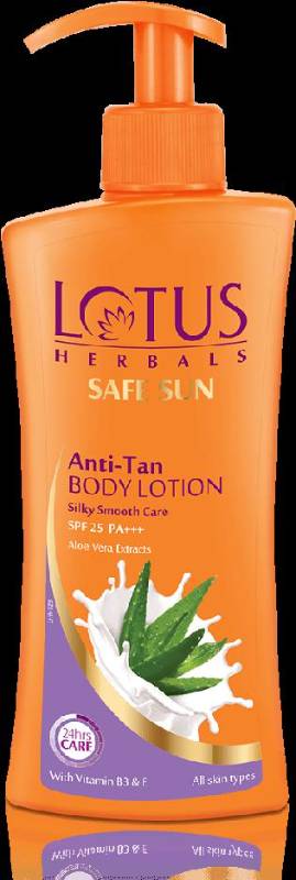 Lotus Safe Sun Anti Tan Body Lotion 250ml