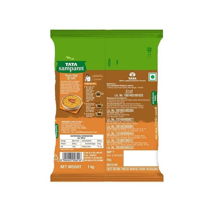 Tata Sampann Arhar Dal 1kg