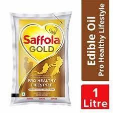 Saffola Gold New Refined Oil Pouch 1L