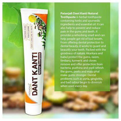 Patanjali Dant Kanti Natural Toothpaste 100G
