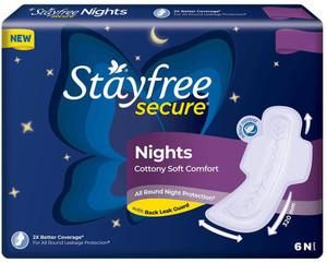 Stayfree Secure Cottony Extra Large XL 18N