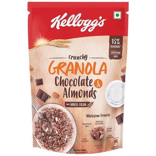 Kelloggs Crunchy Granola Chocolate Almonds With Whole Grains 450g