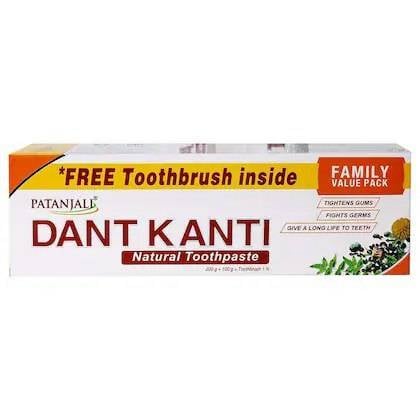 Patanjali Dant Kanti Natural Toothpaste 200G+100G+TB 1 N