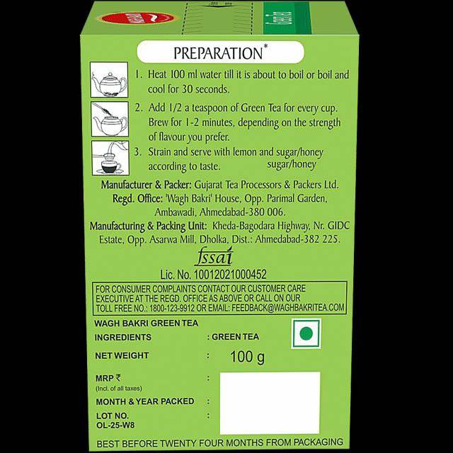 Wagh Bakri Green Tea 100g