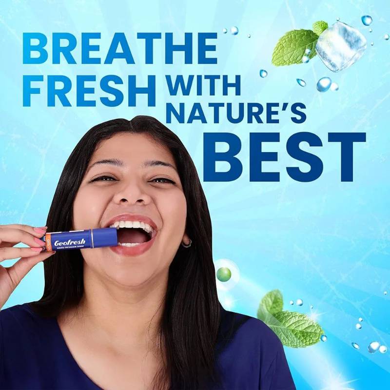 Geofresh Mouth Freshener Spray Cool Mint Flavour 15g