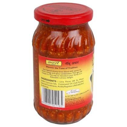 Mother Recipe Lime Pickle 400g