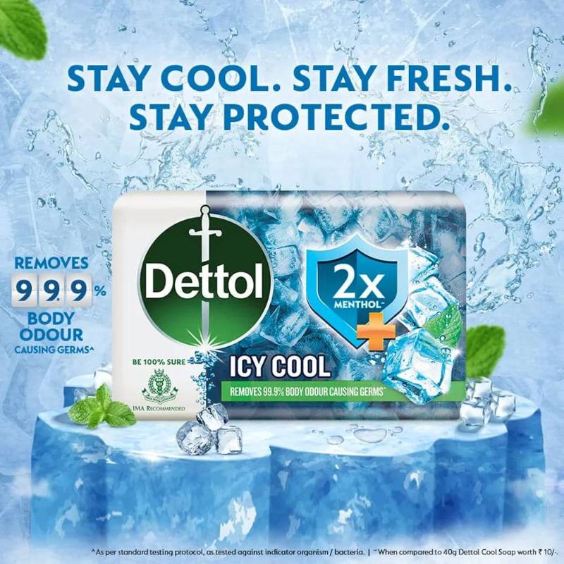 Dettol Ice Cool Soap 300g