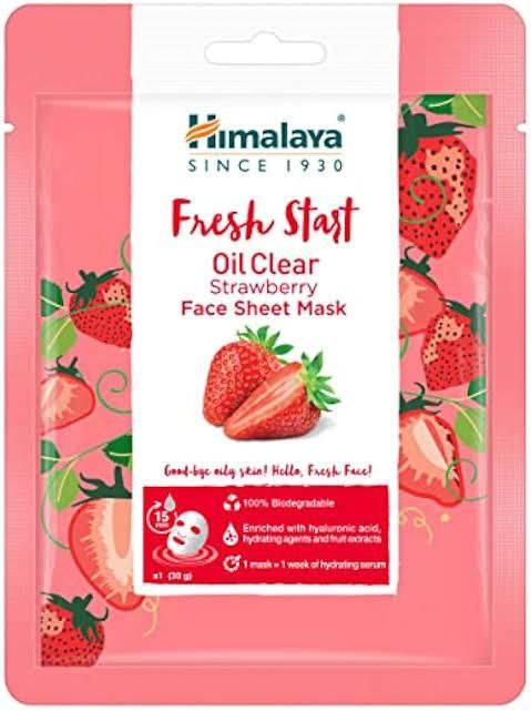 Himalaya Oil Clear Strawberry Face Sheet Mask