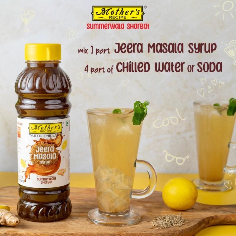 Mother Recipe Jeera Syrup 750ml