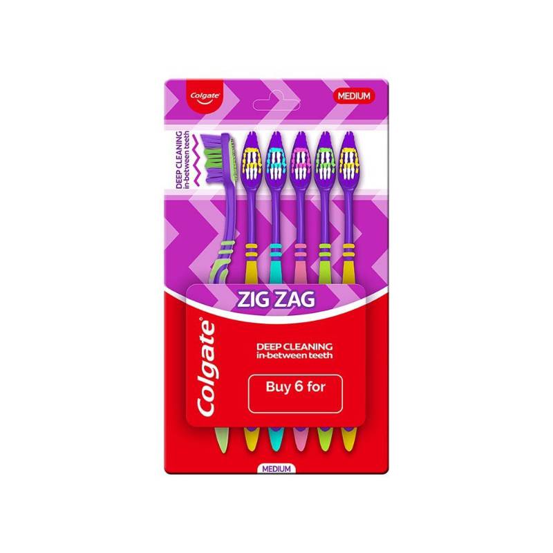 Colgate Zig Zag Anti- Bacterial Tooth Brush 6N
