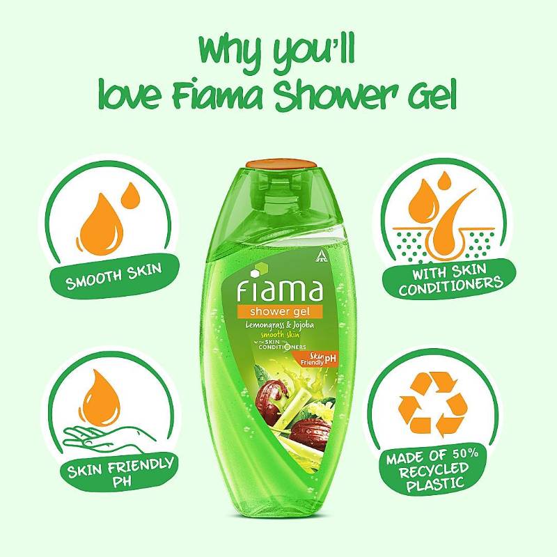 Fiama Shower Gel Lemongrass & Jobaba Conditioners 250ml