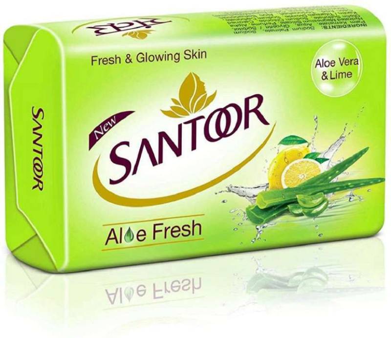 Santoor Lime & Alovera Soap 450g