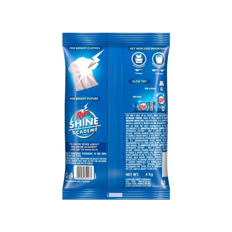 Rin Detergent Powder 4kg