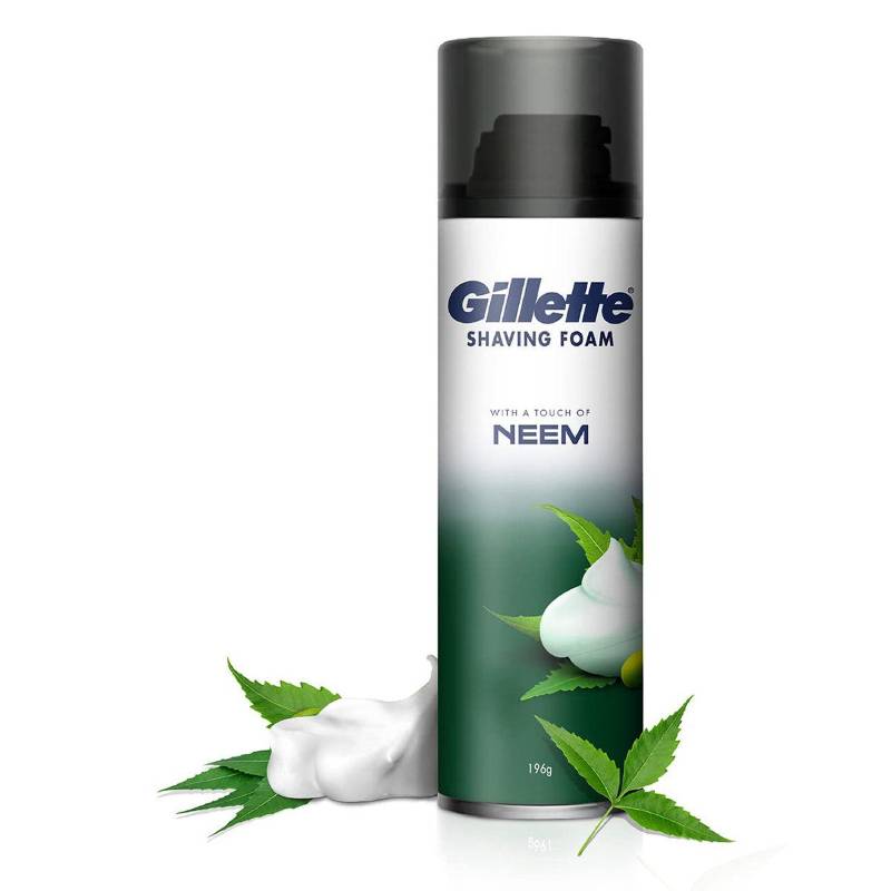 Gillette Shaving Foam Neem 196g