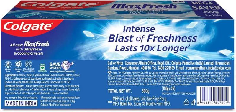 Colgate Max Fresh 300g