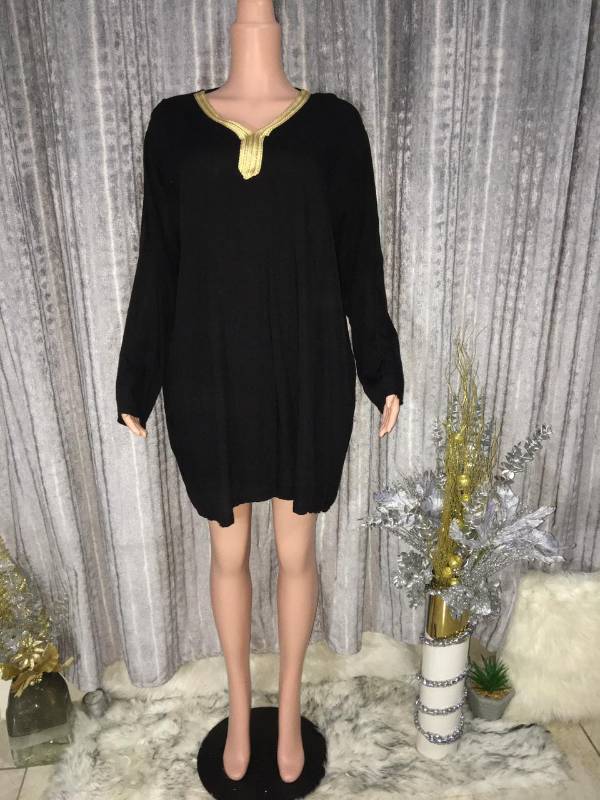 Black T-shirt Blouse