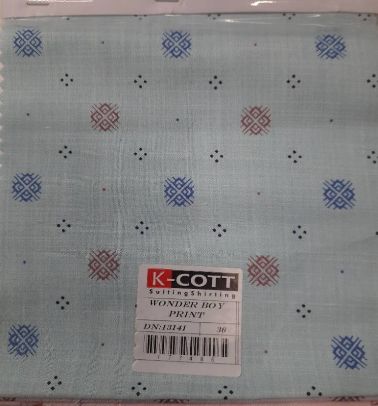 FB97- 100% Polyester, Plain Weave, Printed Fabric. Quality- Wonder Boy Print