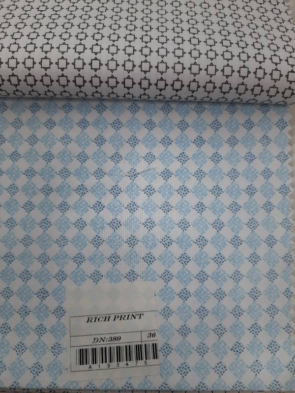 FB99- 100% Polyester, Plain Weave, Printed Fabric. Quality- Rich Print