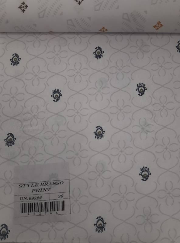 FB96- 100% Polyester, Plain Weave, Printed Fabric. Quality- Style Brasso Print