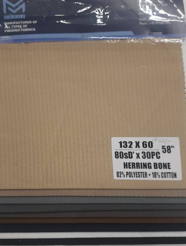 FB28- Poly Cotton, Herring Bone