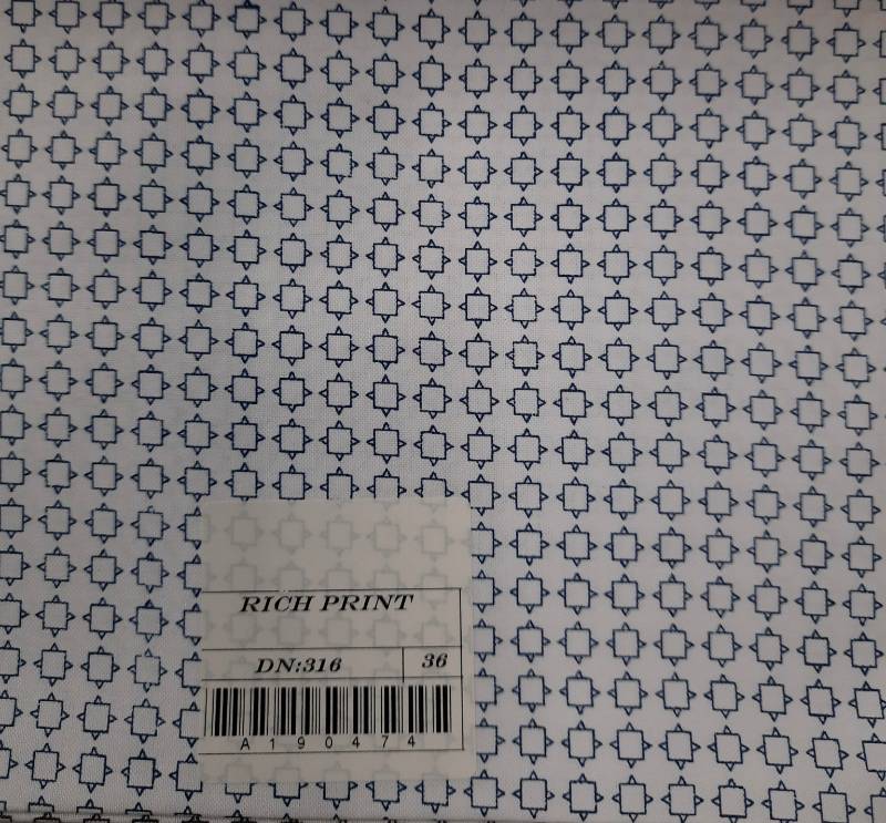 FB99- 100% Polyester, Plain Weave, Printed Fabric. Quality- Rich Print