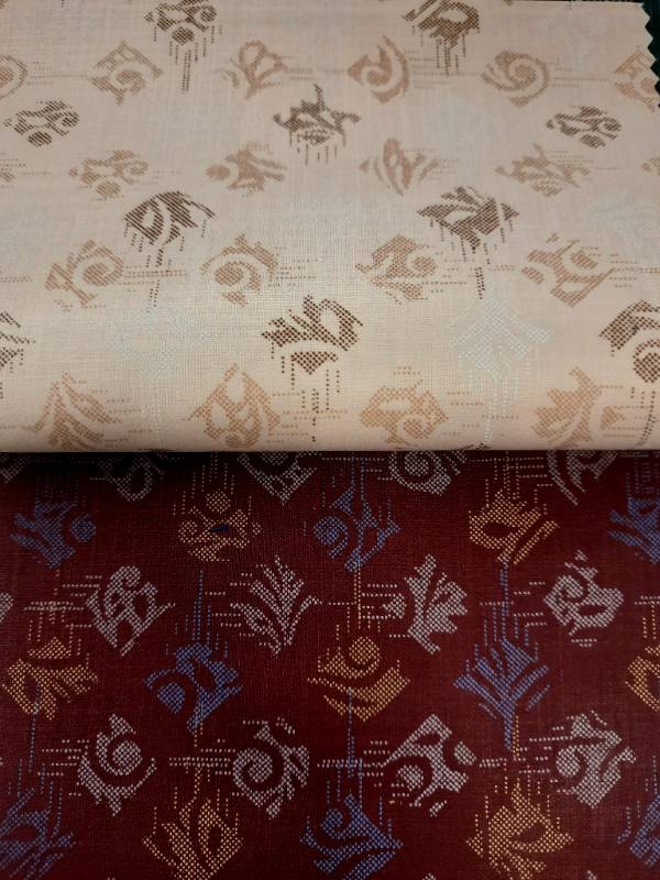 FB112- 100% Polyester, Plain Weave, Printed Fabric. Quality-  Amrit Print