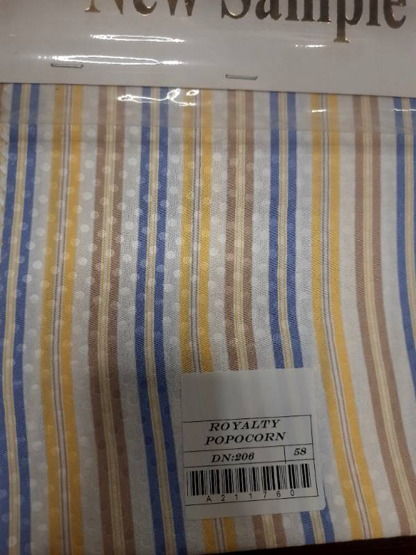 FB78- 100% Polyester, Yarndyed Stripes, Cricle Pattern-Royalty Popcorn