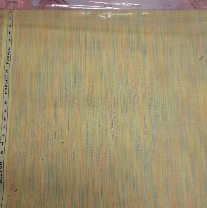FB60-100% Poly, Yarndyed Multi-colour Fabric, Plain Weave. Quality- New Checks