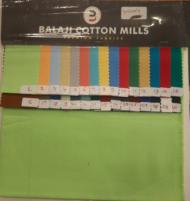 FB90- 100% Cotton, Twill Weave, Solid Dyed, Quality-Matrix Twill