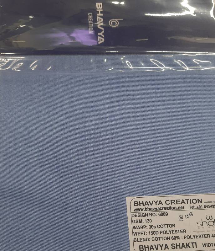 FB36- Cotton Poly, Twill Weave, Solid Fabric